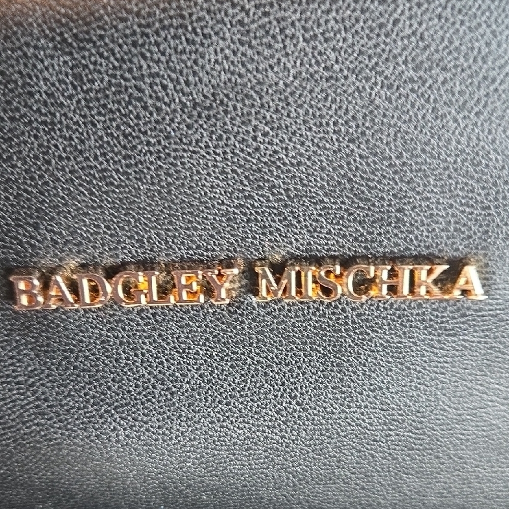 Badgley Mishika fBlack Satchel Bag Nwt - Picture 2 of 8